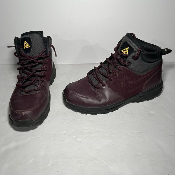 Nike ACG Manoa Deep Burgundy/Anthracite 472780-600 Athletic men Size 10 - Picture 1 of 8